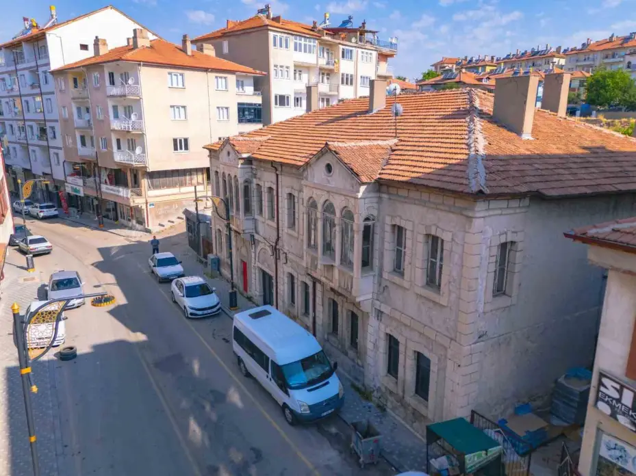 Akdağmadeni eski Ziraat Bankası binası restore ediliyor