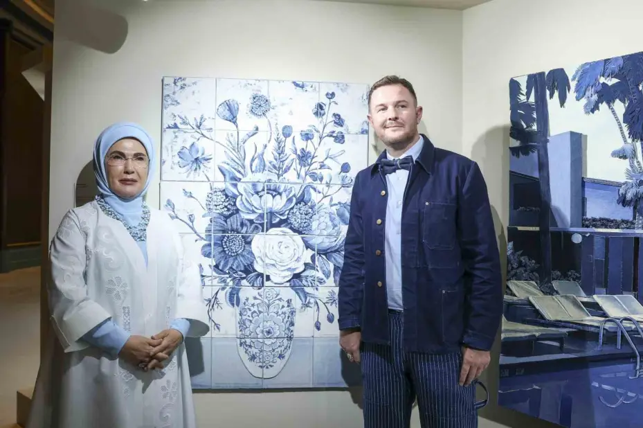 Emine Erdoğan, "Bahçedeki Sırlar" sergisinin açılışını yaptı