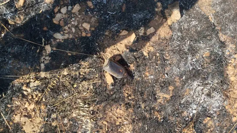 Bozkır’da otluk alanda çıkan yangın paniğe neden oldu
