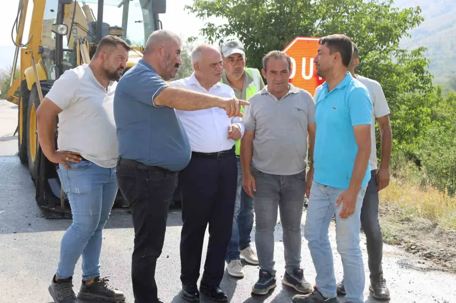 Çağlayan Mahallesi’nde doğalgazın ardından sıcak asfalt konforu