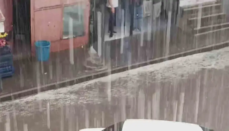 Kayseri Develi’de sağanak etkili oldu