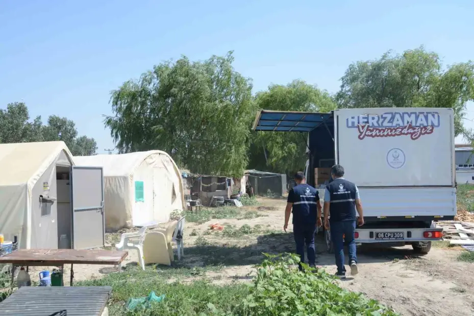 Kahramankazan Belediyesi’nden mevsimlik işçilere destek