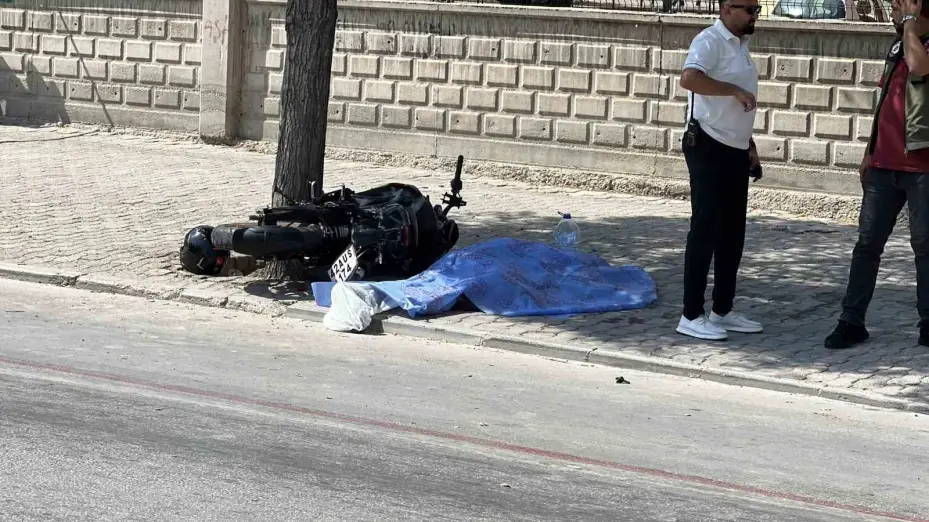 Konya’da kazada ölen motosiklet sürücüsü son yolculuğuna uğurlandı