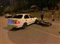 Motosiklet ile otomobil çarpıştı: 2 yaralı
