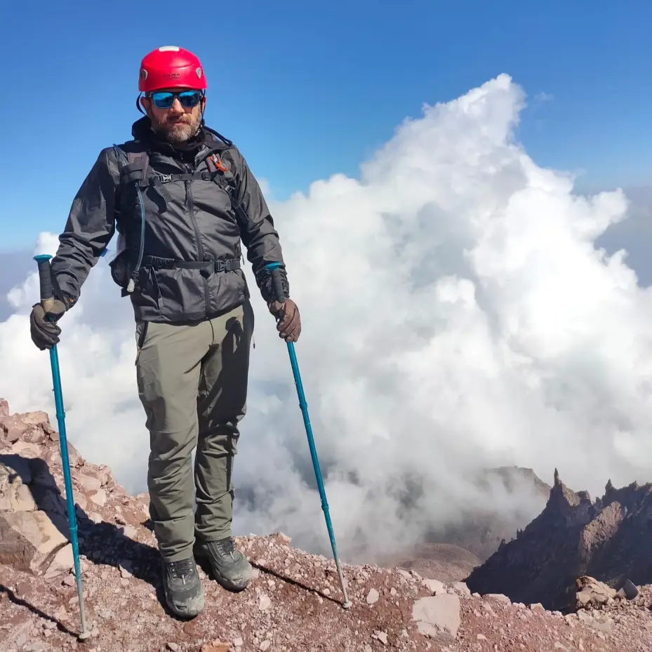 Erciyes’te zirve yolculuğu