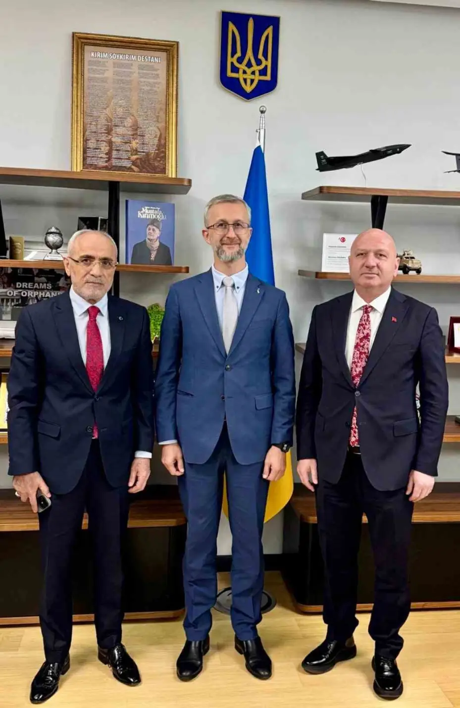 Cumhurbaşkanı Başdanışmanı Topçu, Ukrayna’nın Ankara Büyükelçisi Celal’i ziyaret etti