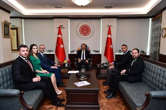 Ukrayna Büyükelçisi Celal’den Savunma Sanayii Başkanı Görgün’e ziyaret