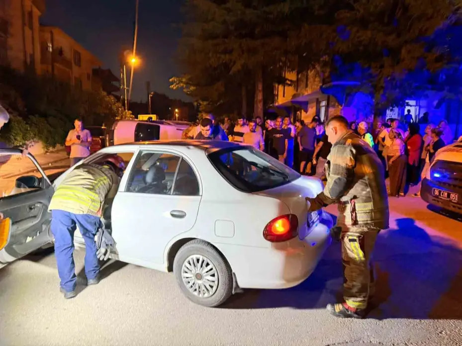 Polatlı’da iki araç çarpıştı: 1 yaralı