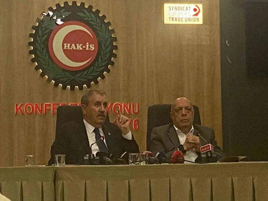 BBP Başkanı Destici’den HAK-İŞ’e ziyaret