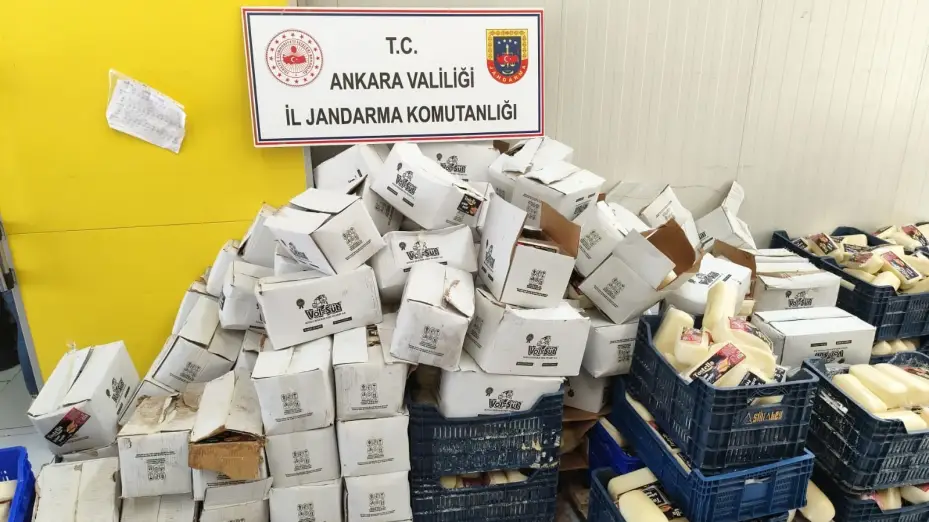 Ankara’da 12 milyon liralık güvenilir olmayan gıda ürünü ele geçirildi
