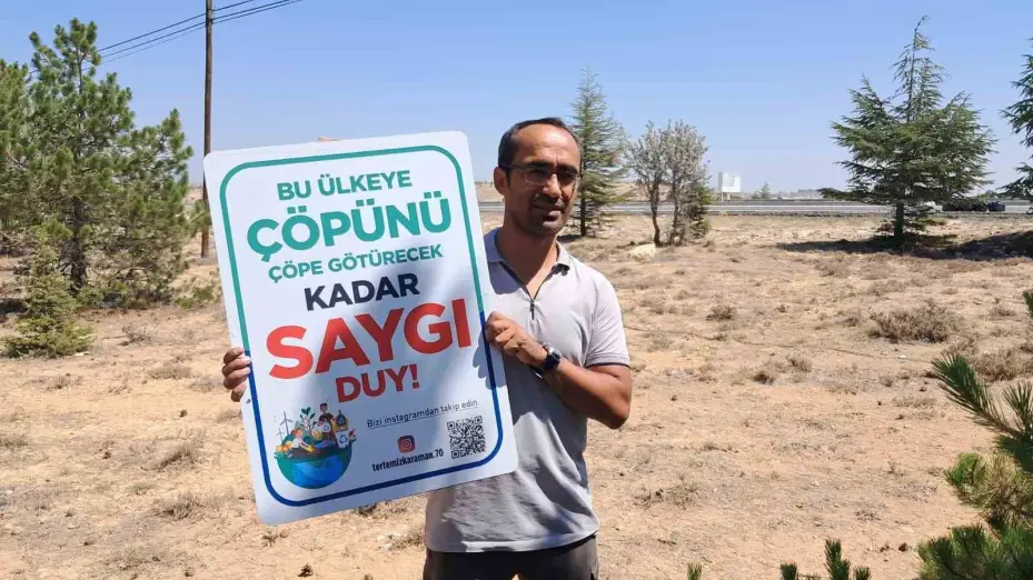 Kendini doğaya adayan akademisyen 6 yılda 10 bin poşet çöp topladı