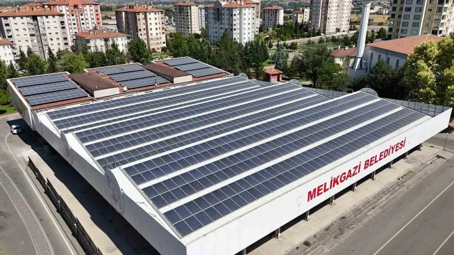 Melikgazi; GES ile elektrik üretimini kazanca çeviriyor