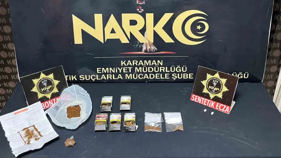 Karaman’da ruhsatsız silahlar ve bıçaklar ele geçirildi