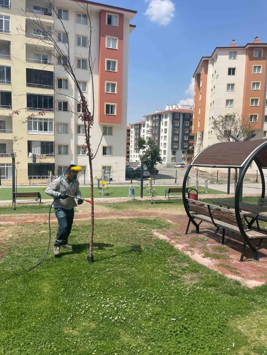 Hacılar’da haşereye karşı etkin mücadele