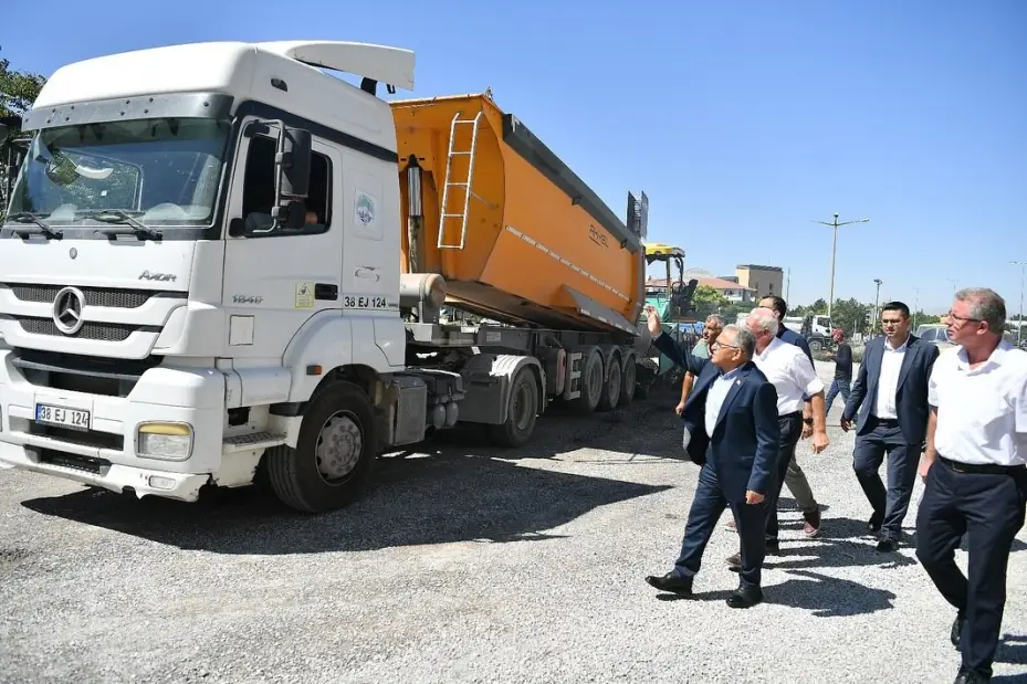 Başkan Büyükkılıç’tan 2 milyon TL’lik Erkilet Bulvarı bağlantı yoluna yakım takip