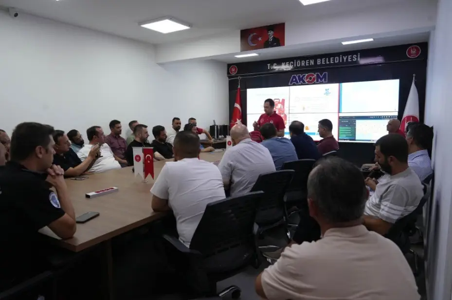 Keçiören Belediyesi personeline afet ve yangın eğitimi
