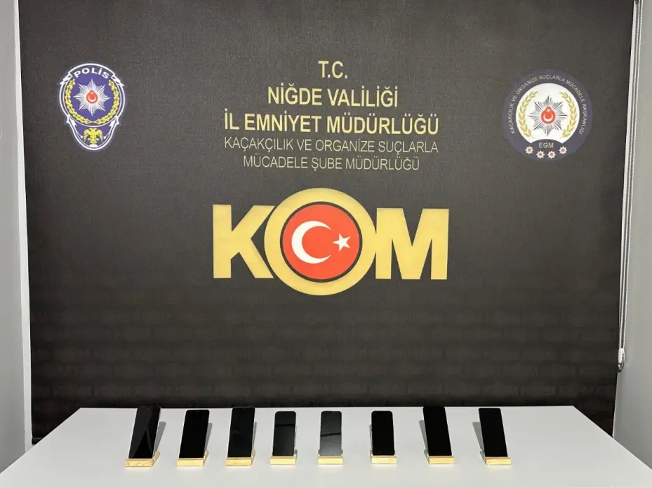 Niğde’de kaçakçılık operasyonu: 8 şüpheli yakalandı
