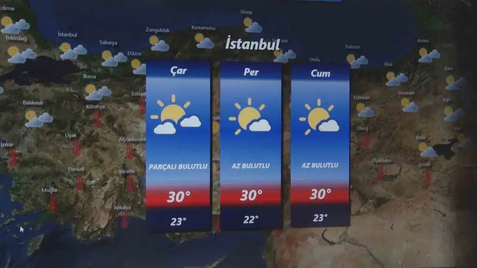 Ülke genelinde hava sıcaklıkları mevsim normallerinin üzerinde seyredecek