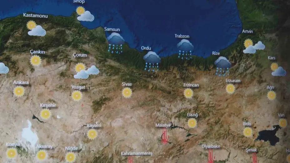 Ülke genelinde hava sıcaklıkları mevsim normallerinin üzerinde seyredecek