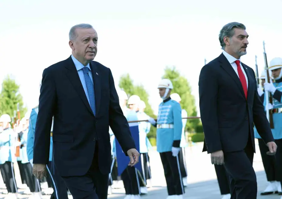 Cumhurbaşkanı Erdoğan, Gürcistan Cumhurbaşkanı Kavelashvili’yi  törenle karşıladı