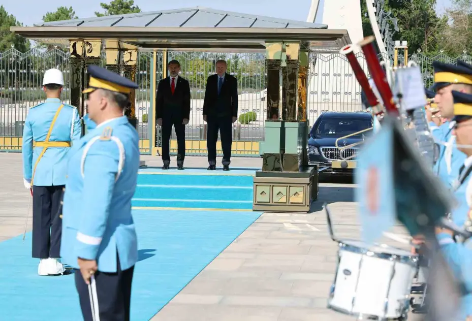 Cumhurbaşkanı Erdoğan, Gürcistan Cumhurbaşkanı Kavelashvili’yi  törenle karşıladı