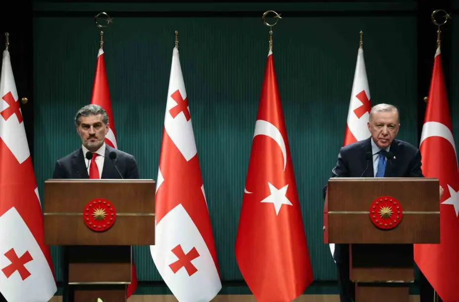 Cumhurbaşkanı Erdoğan: "Gürcistan ile yeni ticaret hedefimiz 5 milyar dolara emin adımlarla ilerliyoruz"