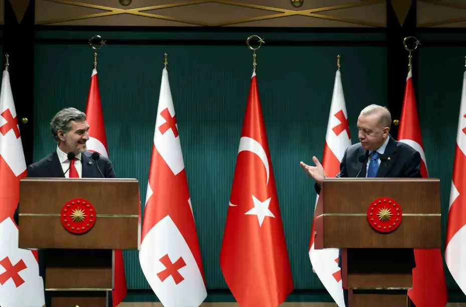 Cumhurbaşkanı Erdoğan: "Gürcistan ile yeni ticaret hedefimiz 5 milyar dolara emin adımlarla ilerliyoruz"