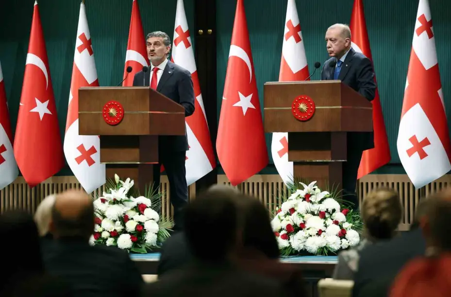 Cumhurbaşkanı Erdoğan: "Gürcistan ile yeni ticaret hedefimiz 5 milyar dolara emin adımlarla ilerliyoruz"