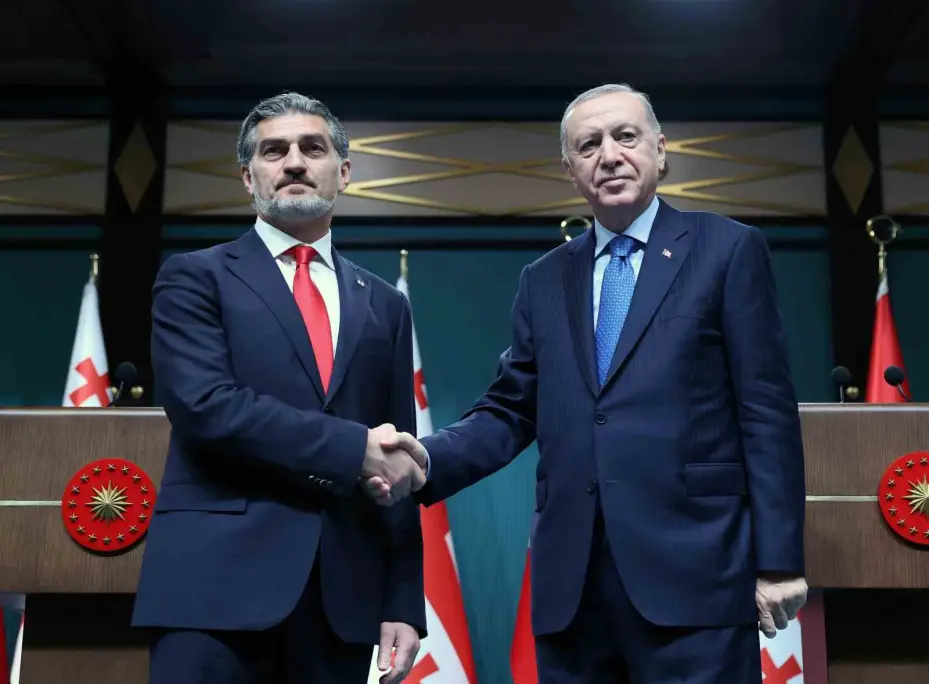 Cumhurbaşkanı Erdoğan: "Gürcistan ile yeni ticaret hedefimiz 5 milyar dolara emin adımlarla ilerliyoruz"
