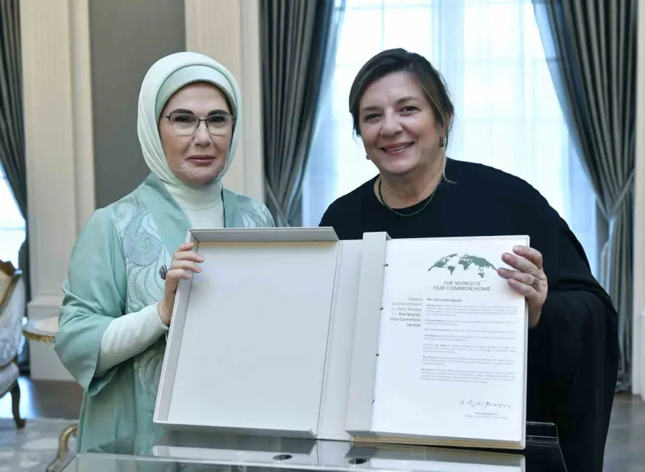 Emine Erdoğan, Gürcistan Cumhurbaşkanı Kavelashvili’nin eşiyle görüştü