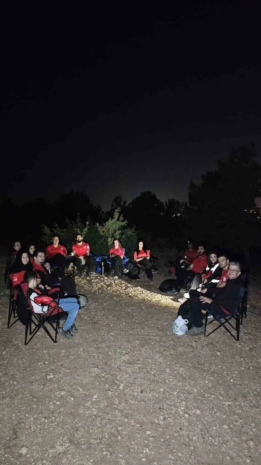 Dorlion Arama Kurtarma ekibi meteor yağmurunu zirveden izledi