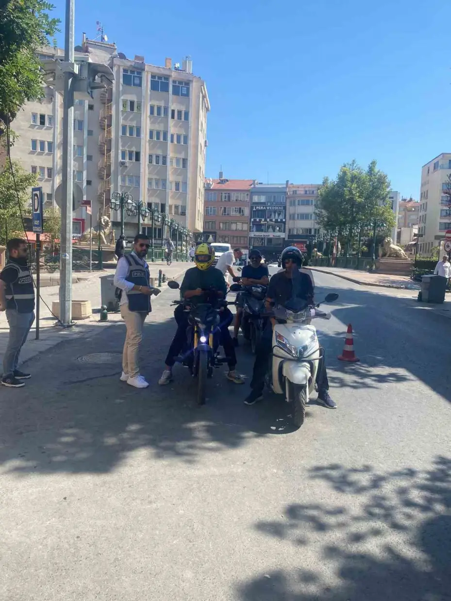 Eskişehir’de motosiklet denetimi