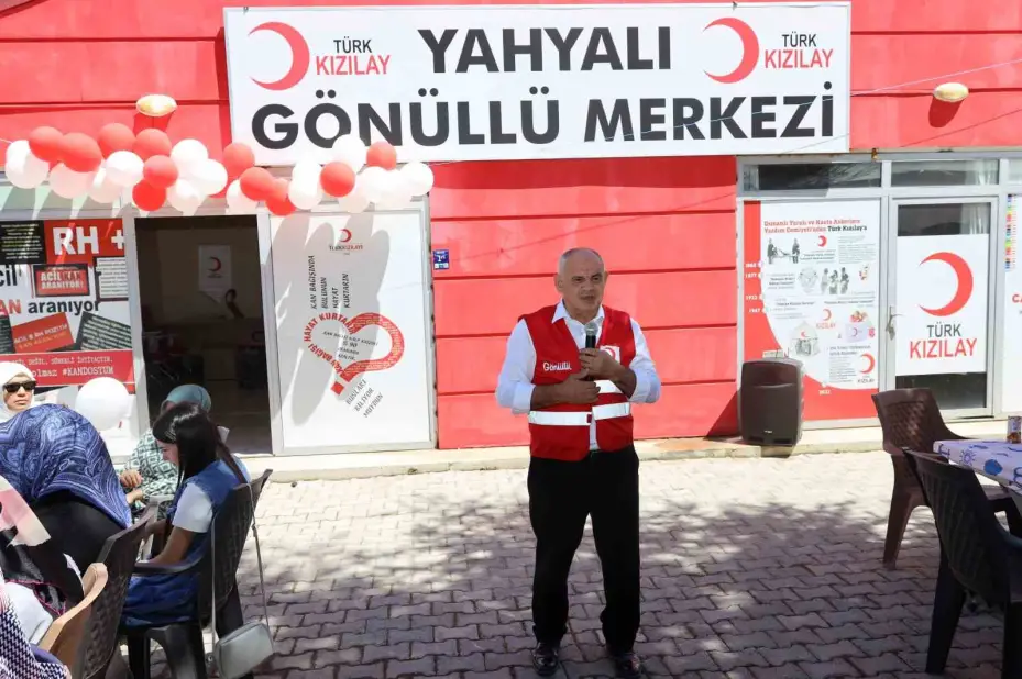 Türk Kızılay Yahyalı Gönüllü Merkezi açıldı