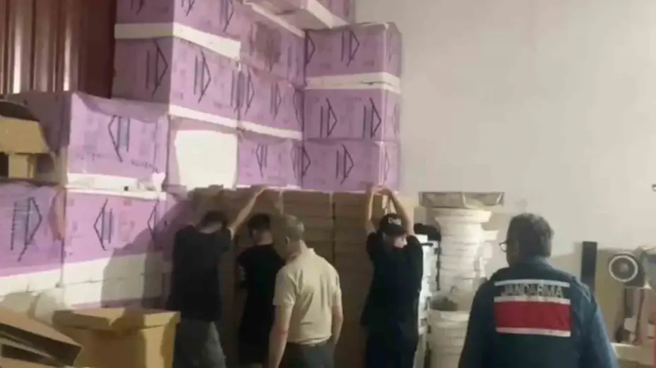 Niğde’de 50 milyon TL’lik kaçak tütün operasyonu