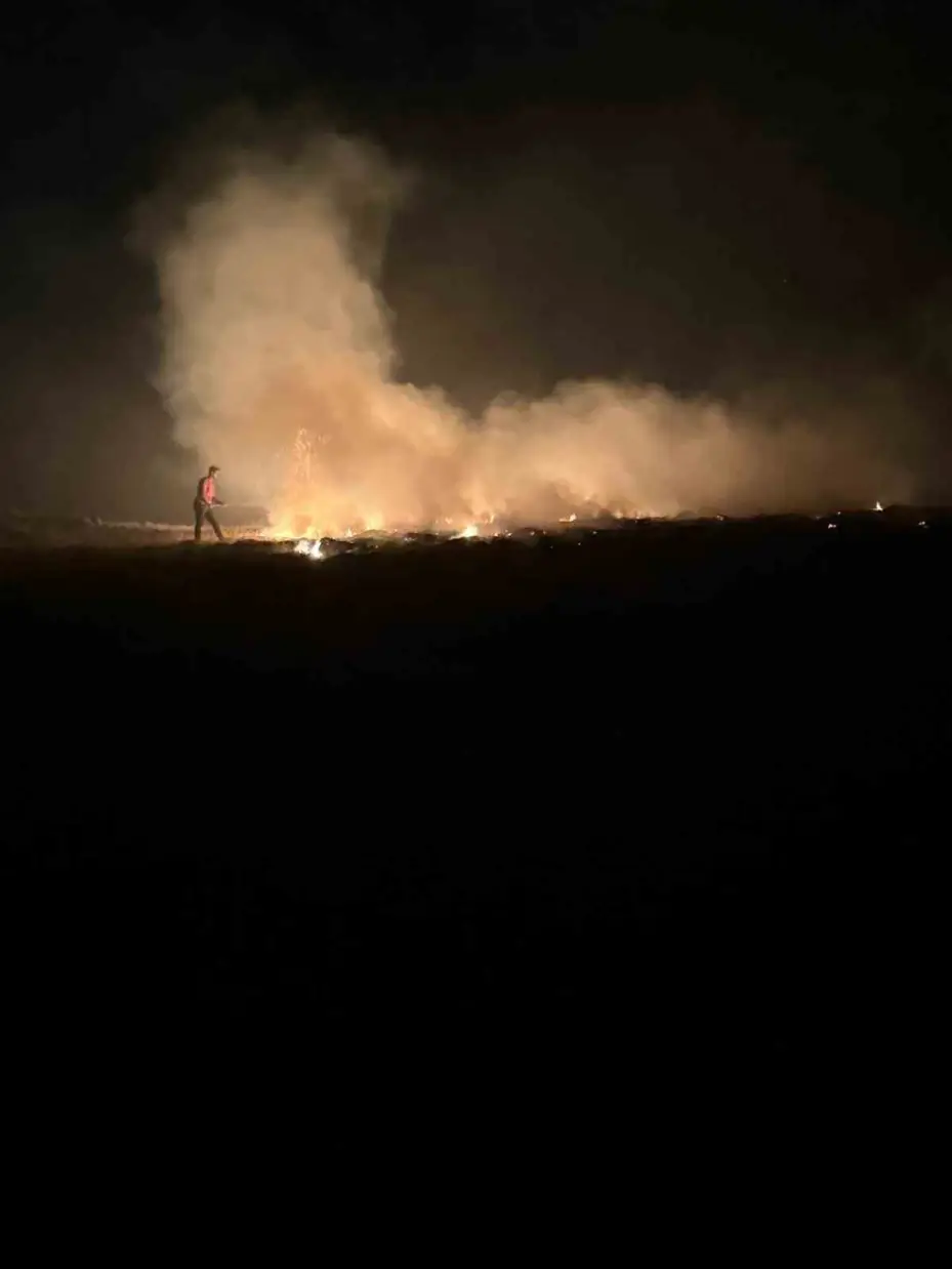 Niğde’deki mera yangını kontrol altına alındı