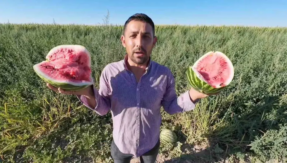 Aksaray’ın kavun ve karpuzu lezzetiyle ilgi görüyor