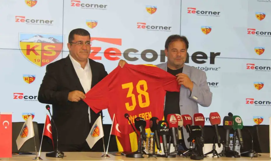 Kayserispor ile Zecorner arasında isim sponsorluğu anlaşması imzalandı