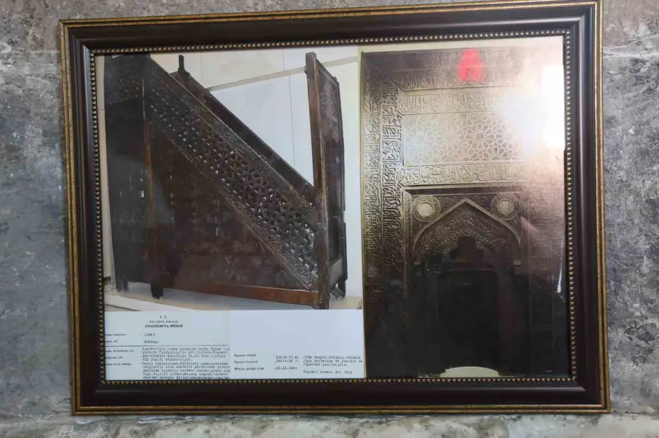 Muhtar, müzedeki mihrap ve minberin geri getirilmesini istiyor