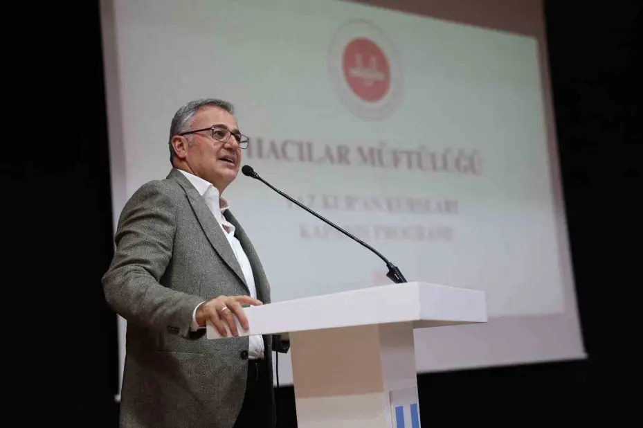 Başkan Özdoğan; Kuran Kursu öğrencilerinin heyecanına ortak oldu