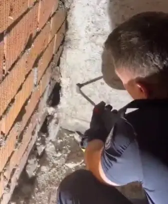 Anne kedi ve 4 yavrusu sıkıştıkları yerden kurtarıldı