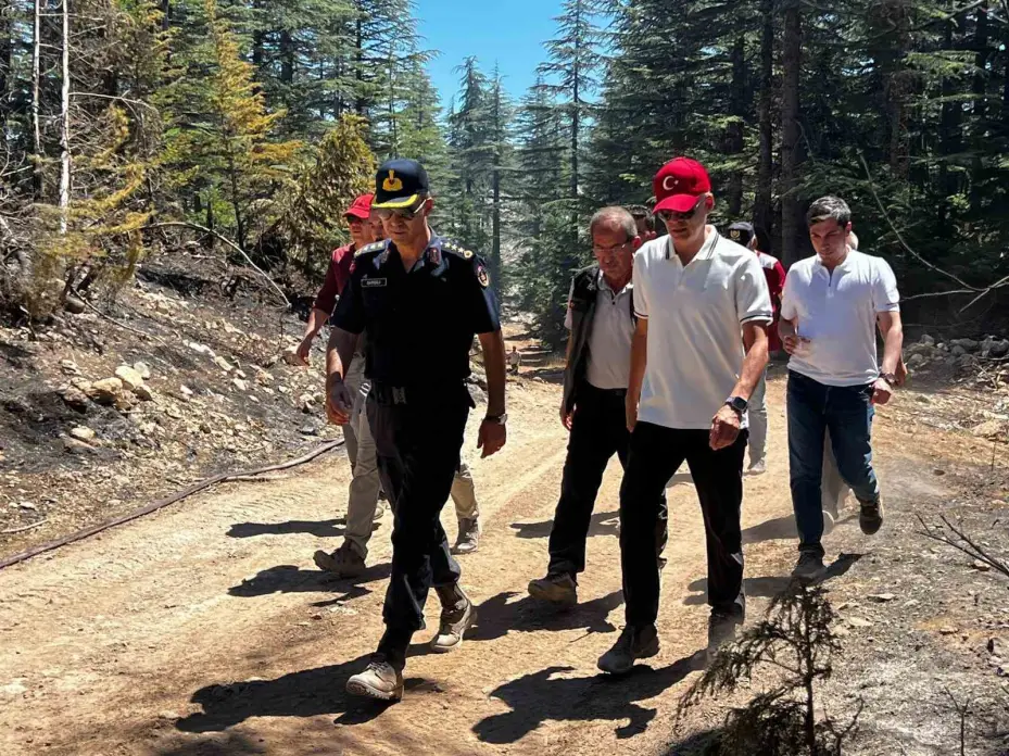 Vali Mehmet Fatih Çiçekli: "Yangın tamamen kontrol altına alındı"
