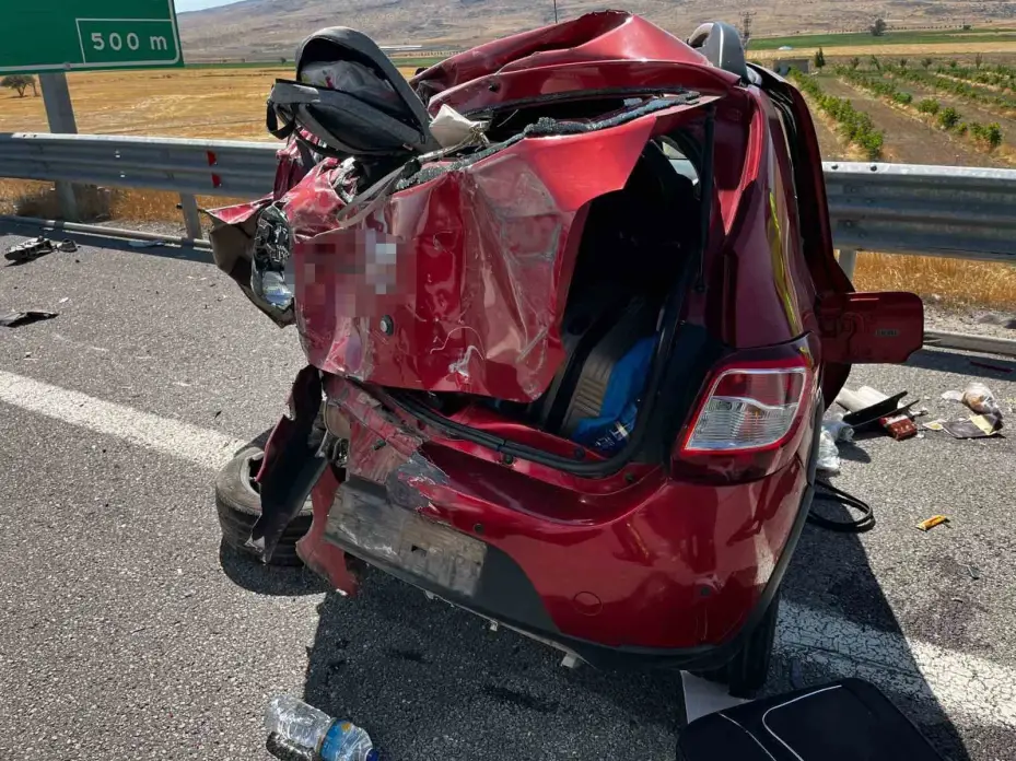 Ankara-Niğde Otoyolu’nda kaza: 1 ölü, 3 yaralı