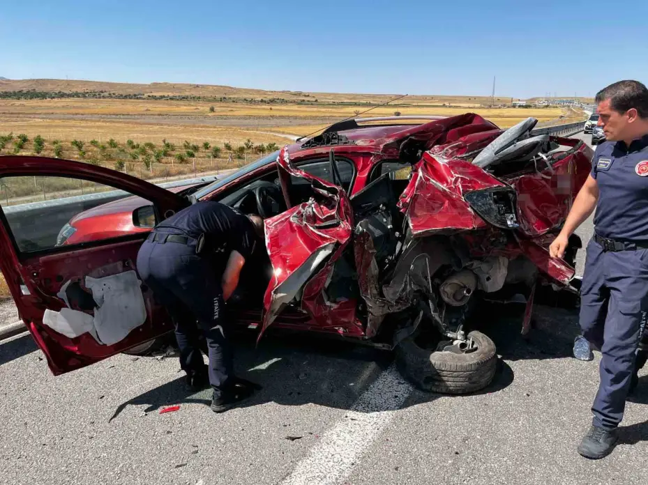 Ankara-Niğde Otoyolu’nda kaza: 1 ölü, 3 yaralı