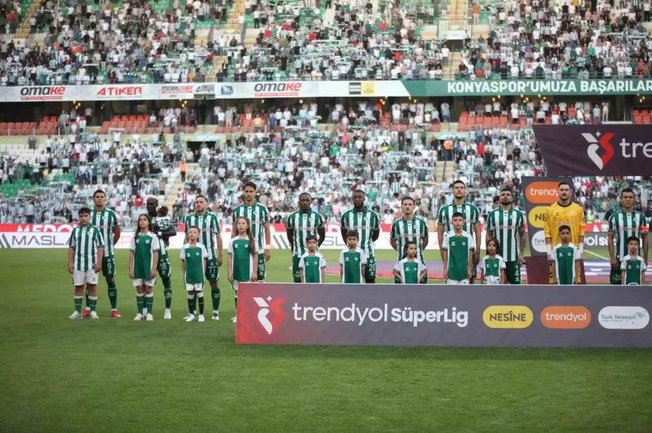 Trendyol Süper Lig: Konyaspor: 1 - Gaziantep FK: 0 (İlk yarı)