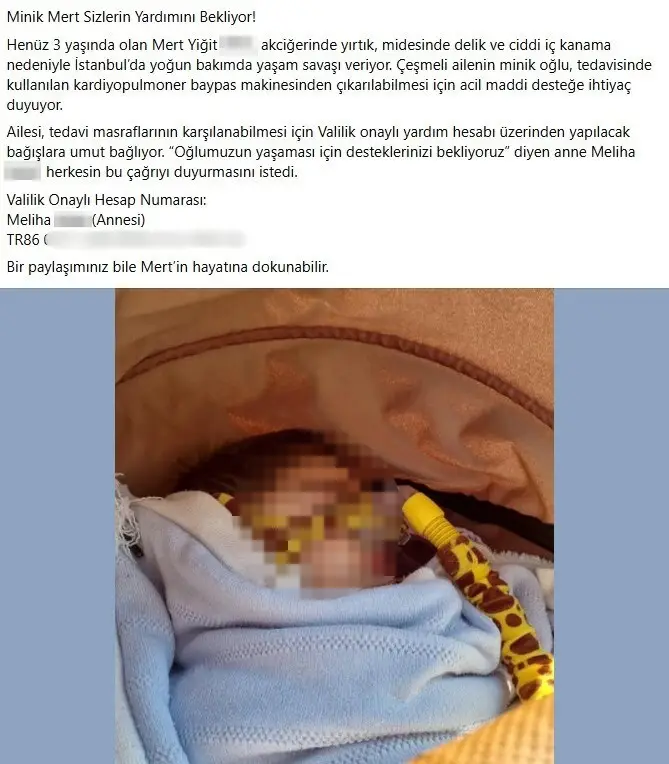 Hasta çocuklar adına bağış toplanarak dolandırıcılık yapıldığı iddiası