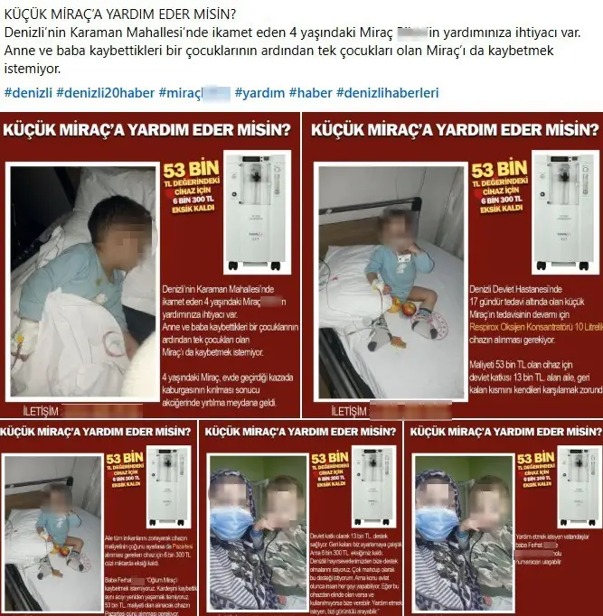 Hasta çocuklar adına bağış toplanarak dolandırıcılık yapıldığı iddiası
