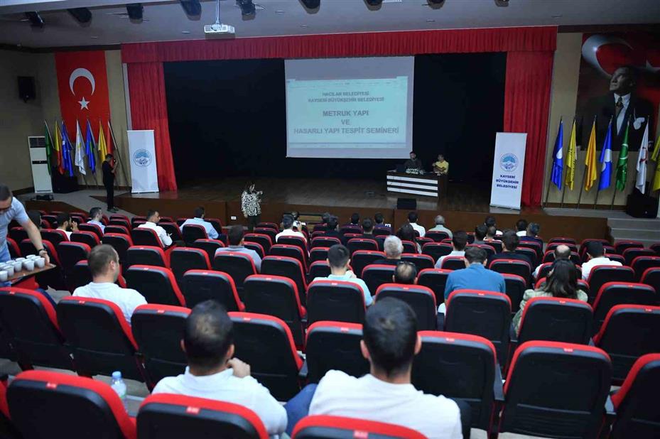 Hacılar’da metruk yapı ve hasarlı yapı tespit semineri yapıldı