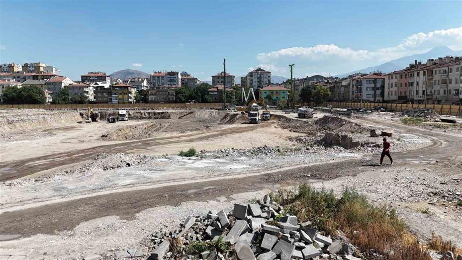 Sahabiye Kentsel Dönüşüm Projesi’nde zemin güçlendirme çalışmaları sürüyor