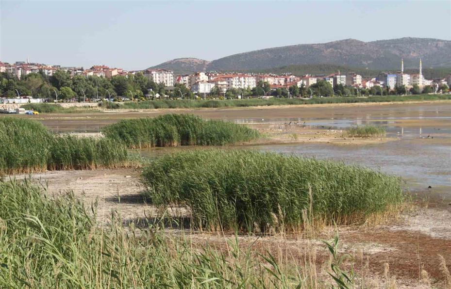 Beyşehir Gölü’nde sular çekildi, yeni adalar ortaya çıktı