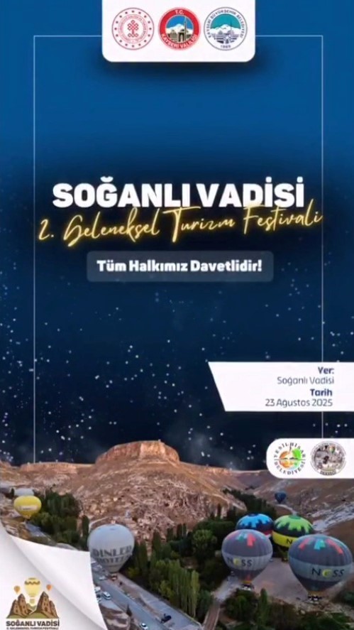 Büyükşehir ve valilikten Soğanlı Vadisi 2. Geleneksel Turizm Festivali
